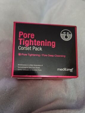 Meditime Pore Tightening Corset Pack – Pink & Black NWOT